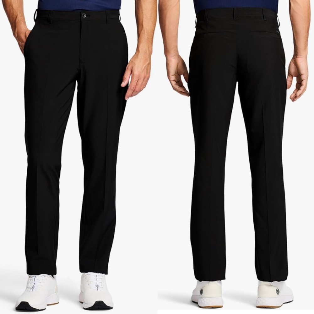 IZOD Golf black performance chino pants size 34x34
